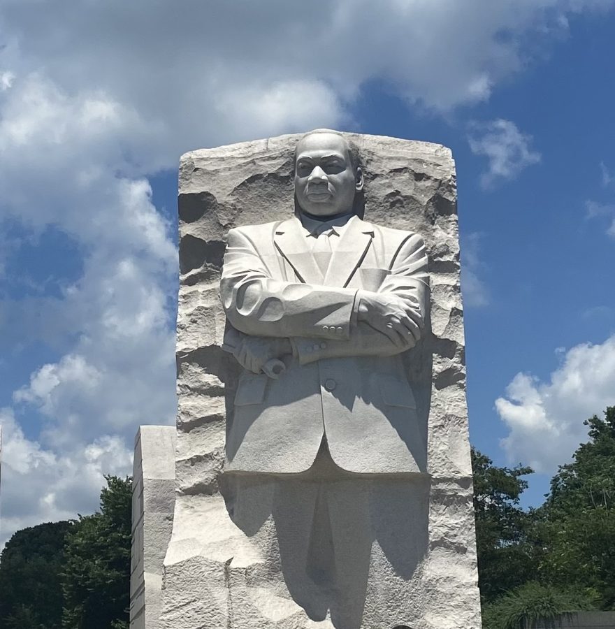 Memorial statue of Martin Luther King, Jr. located in Washington, D.C.