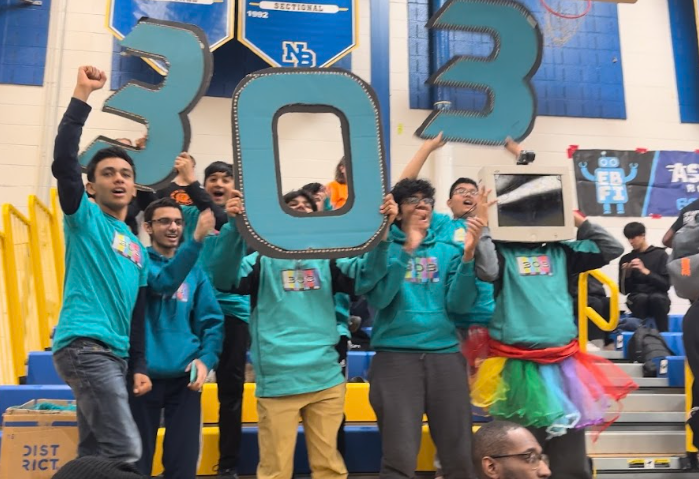 Robotics Team 303 participated in first competition of the year