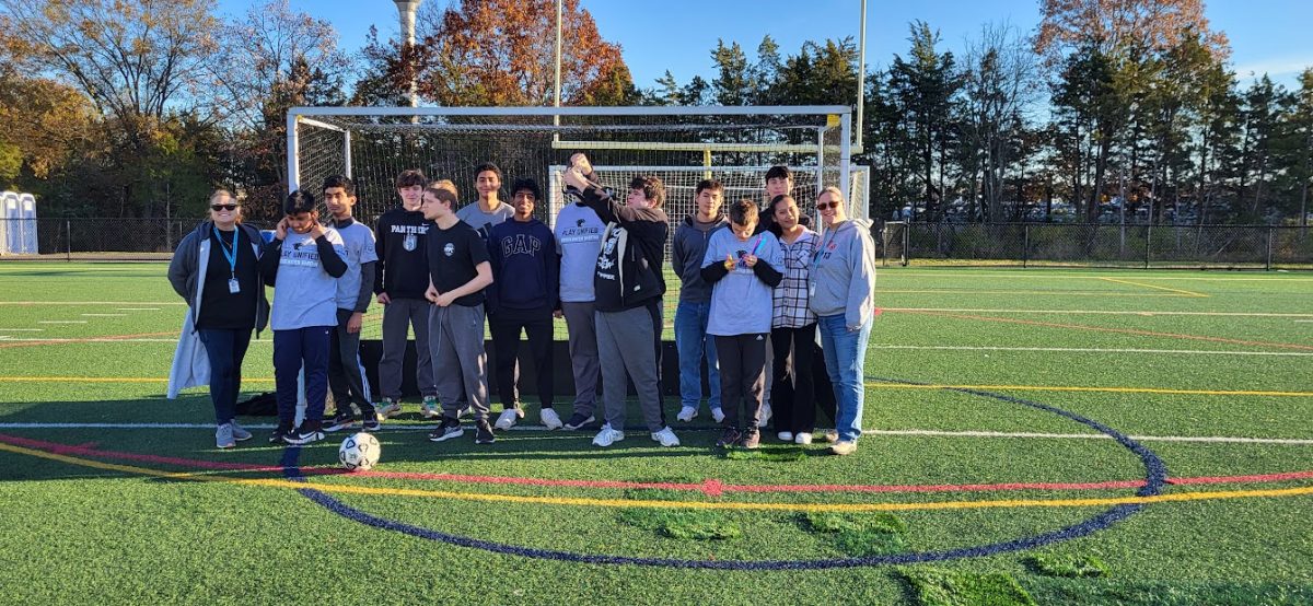 BRHS students compete in Unified Soccer Tournament.
