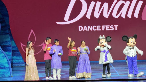 BRHS student participates in Diwali dance festival at Disney.
