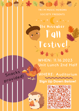 Tri-M Honor Society is host to fall festival