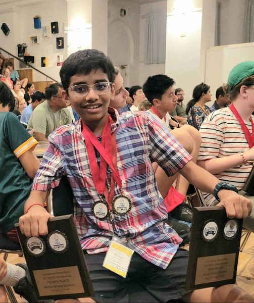 Venugopal becomes state champion of the History Bowl.