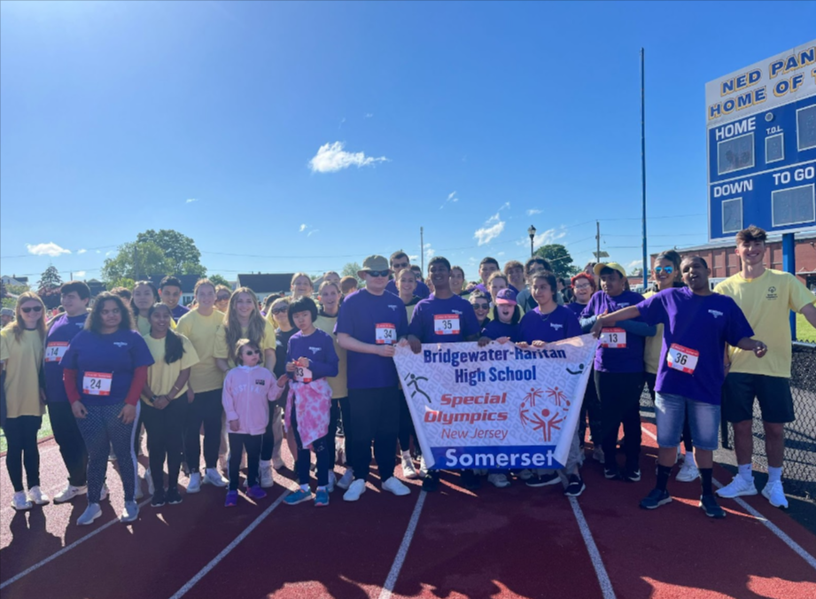 Bridgewater-Raritan Special Olympics team competed at track and field event