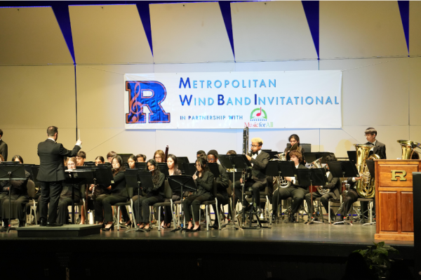 The BRHS bands performed at the Metropolitan wind band invitational.