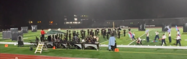 High school marching band placed runner-up in second competition of the year