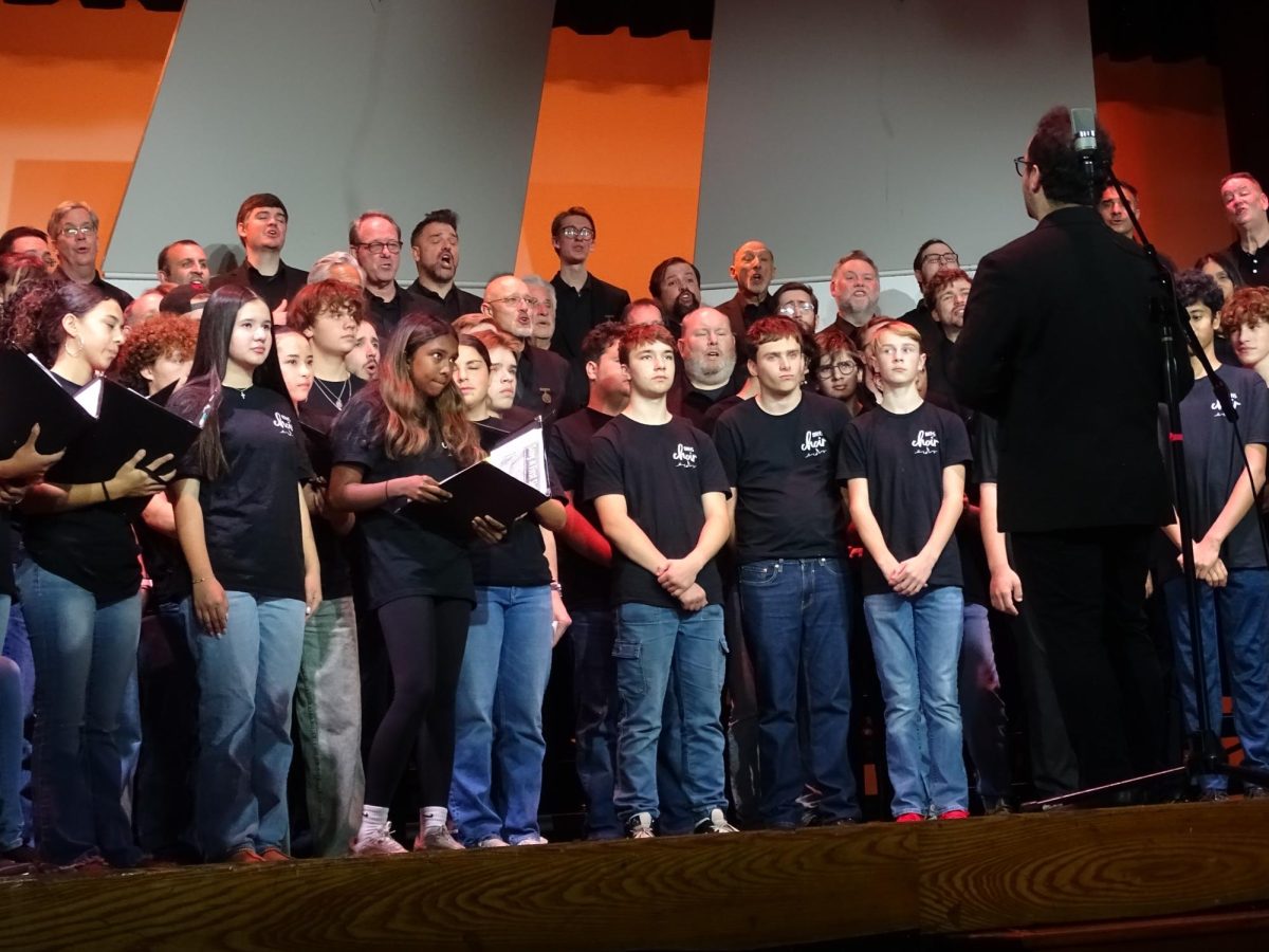 The BRHS choirs attended the Somerset Hills performance.