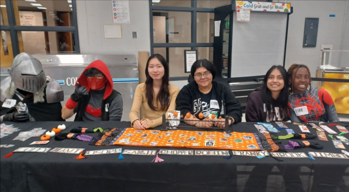 The club members who sold mostly bookmarks and stickers.