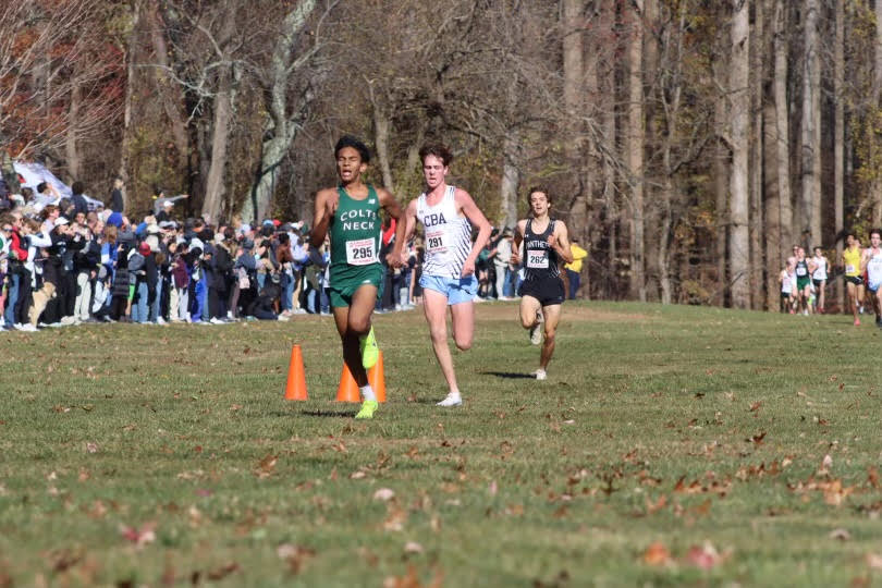 Boy and girl cross-country runner competed at state Group 4 meet