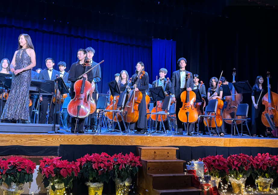 The orchestras were conducted by BRHS orchestra director Mrs. Griggs.