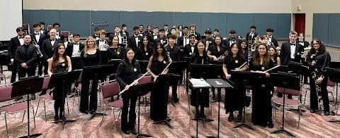 The Wind Ensemble was able to rehearse under a guest conductor.