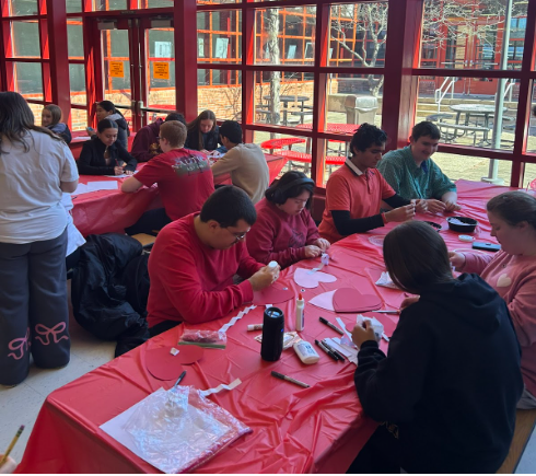 The CEC club hosted a Valentine's Day party on February 14th.