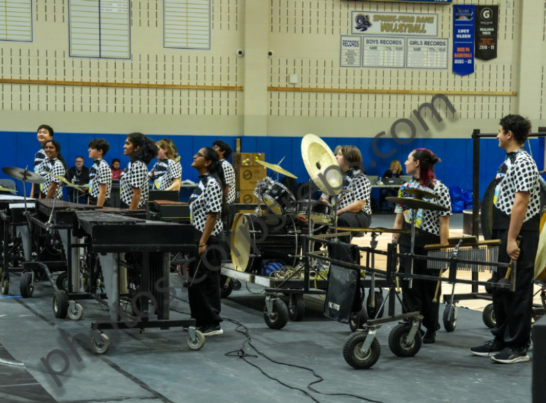 The BR Indoor Percussion ensemble performed their last show on April 5 at Springford High School.