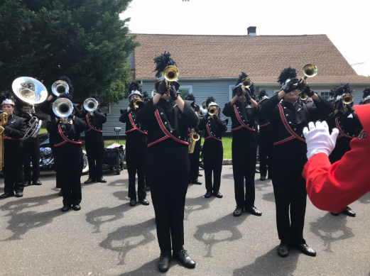 The BRHS Marching Band performed at their annual Memorial Day parade.