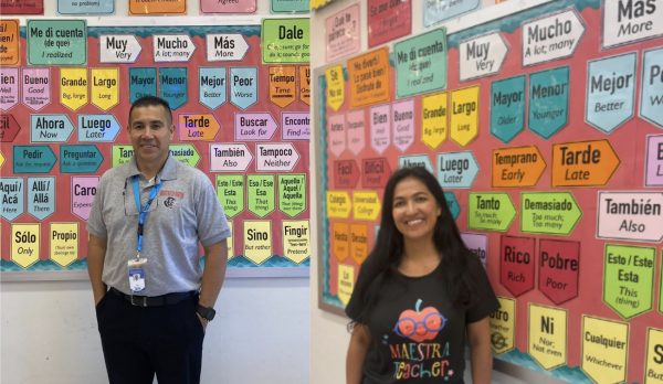 Mr. Fernandez (left) and Ms. Sanchez (right)