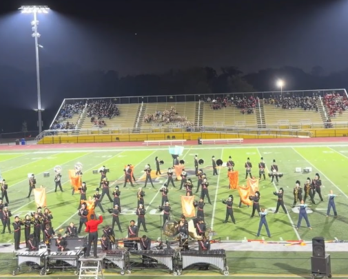 The BRHS Marching Band, despite technical difficulties, placed first this past weekend.