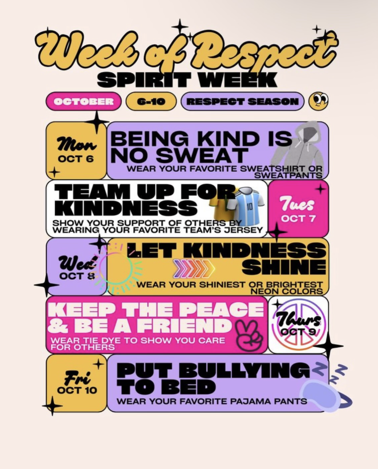 Poster for the Week of Respect in BRHS
