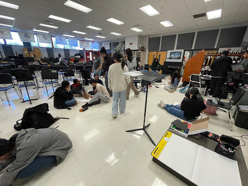 Tri-M Music Honors Society created posters that add life to the music rooms