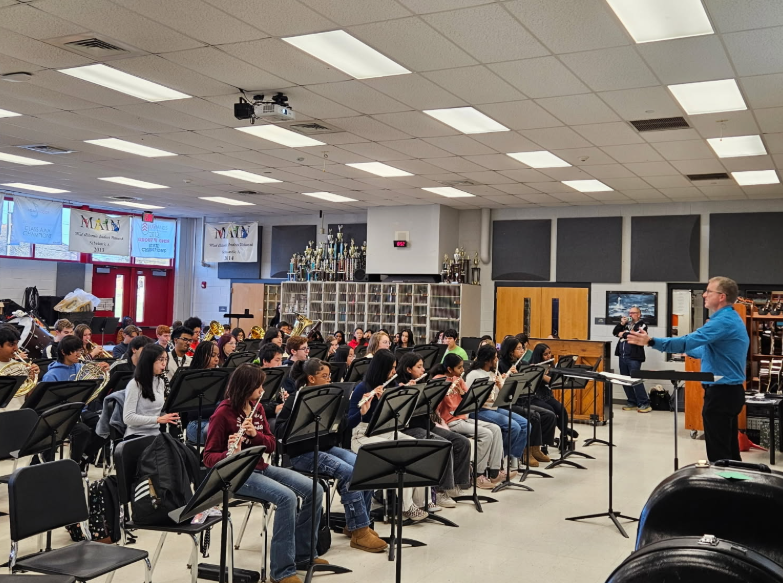 The BRHS Symphonic Band performed in the Concert in the Round.