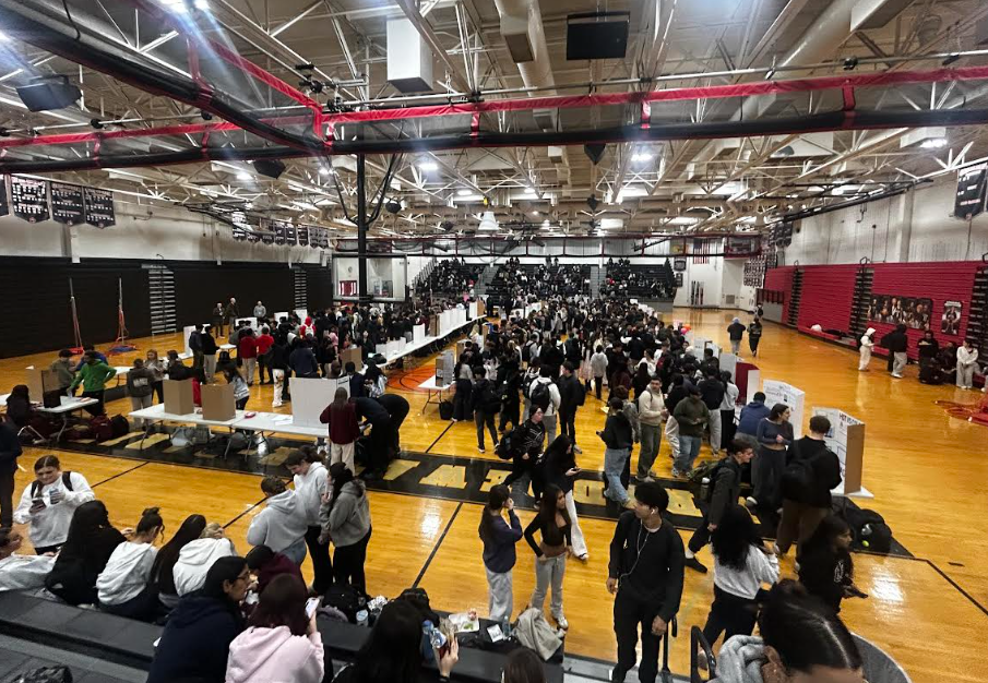 Many students attended the AP Psychology fair, learning about a variety of topics.