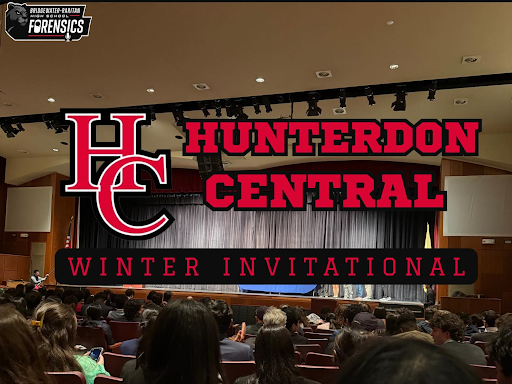The BRHS Forensics team competes at the Hunterdon Invitational (BRHS Forensics).