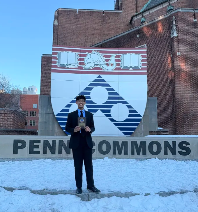 Achyut Nuli, speech captain, placed first in Original Oratory out of over 60 competitors.
