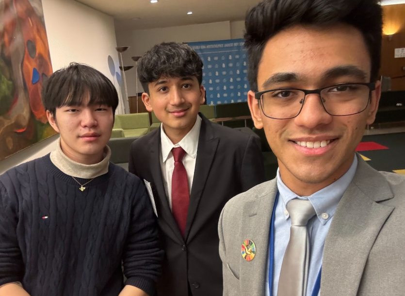 Two BRHS students attended a recent UN conference.