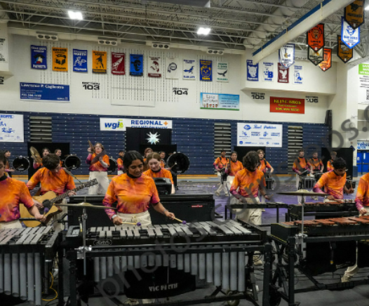 The BRHS Indoor Percussion team competed at Toms River North High School on March 7 and 8.