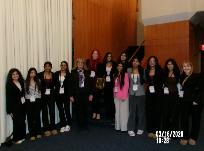 The BRHS Model UN team competed at NHSMUN.