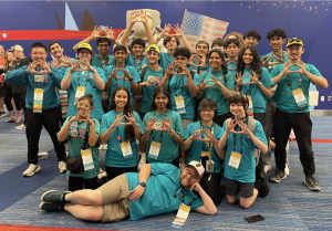 The BRHS Robotics Team 303 competed at Worlds in Houston this past April.